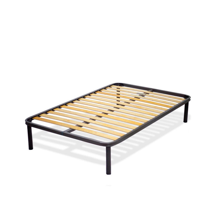 RETE 1 PIAZZA E MEZZA 120X190XH34CM CON 13 STECCHE