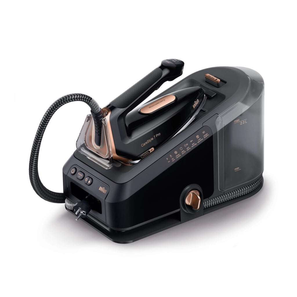 Braun carestyle 7 pro is 7286 stazione di stiro a vapore pressurizzato 2700 w 2 l eloxalplus soleplate nero - 8021098001023