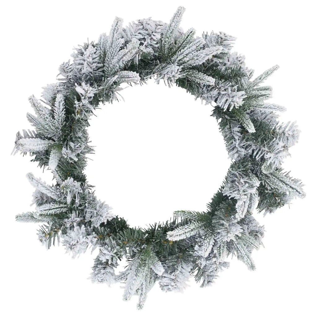 Albero di Natale Mini 45 cm PVC e PE Verde e Bianco 3468426