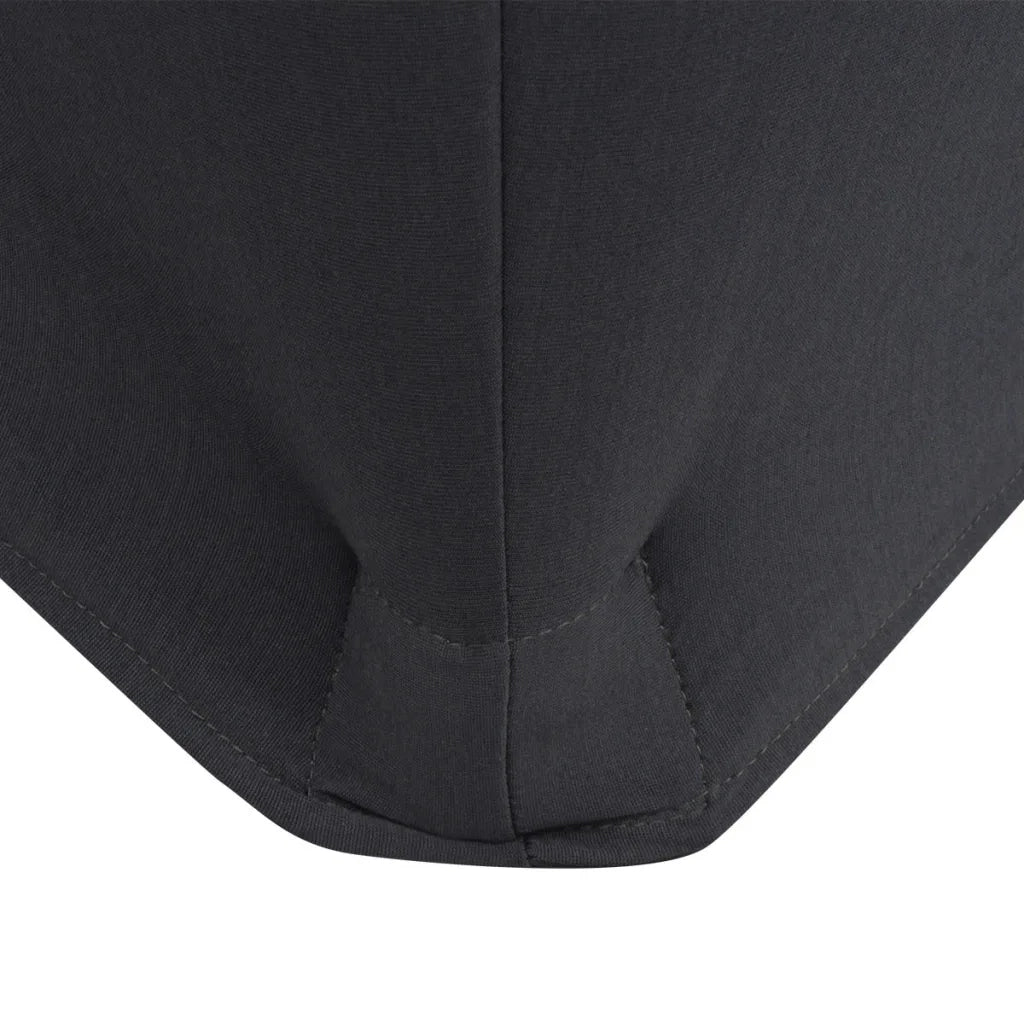 Fodere Elasticizzate per Tavolo 2 pezzi 183x76x74 cm Antracite 132040