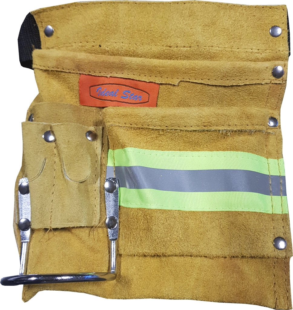 BORSA PER CARPENTIERE IDEAL STAR IN PELLE - - IDEAL STAR