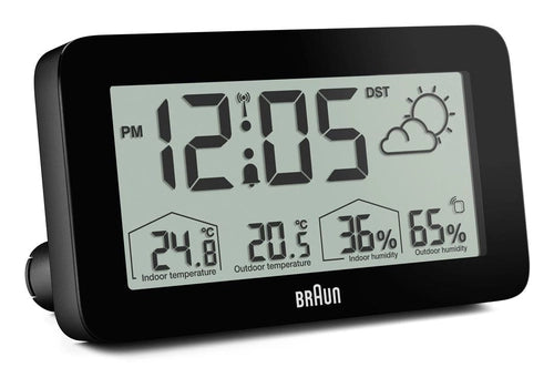 Braun BC 13 BP DCF stazione meteo radiocontr. nero