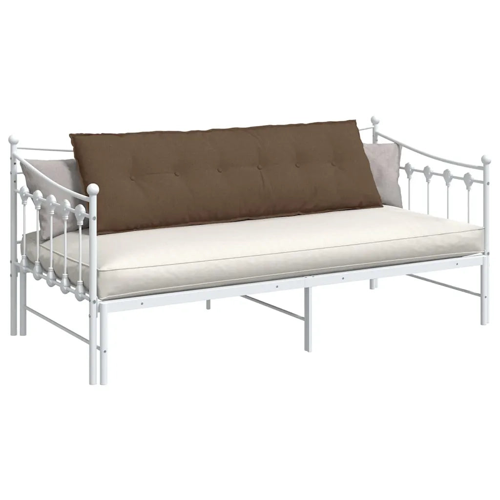 Cuscino per Schiena Marrone 160 x 19 x 50 cm Tessuto 42014877