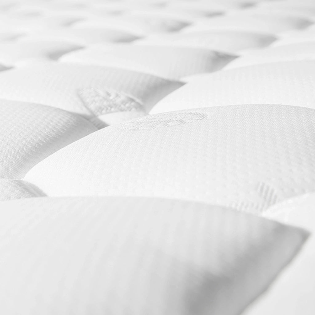 Letto imbottito 90x200 cm con materasso e testiera USB-C