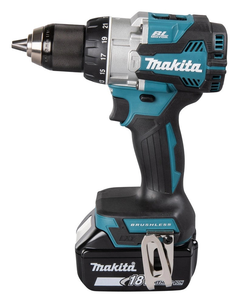Trapano Makita a batteria con percussione 18V brushless 73nm completo DHP489RTJ