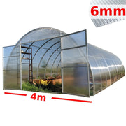 Serra ComPRO 4x6m con copertura policarbonato alveolare 6mm