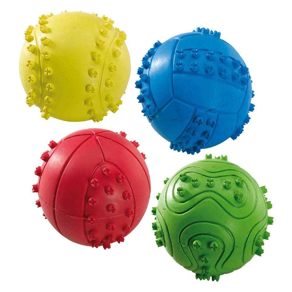 Palla Ferplast in Gomma à 4 Pezzi 6 cm