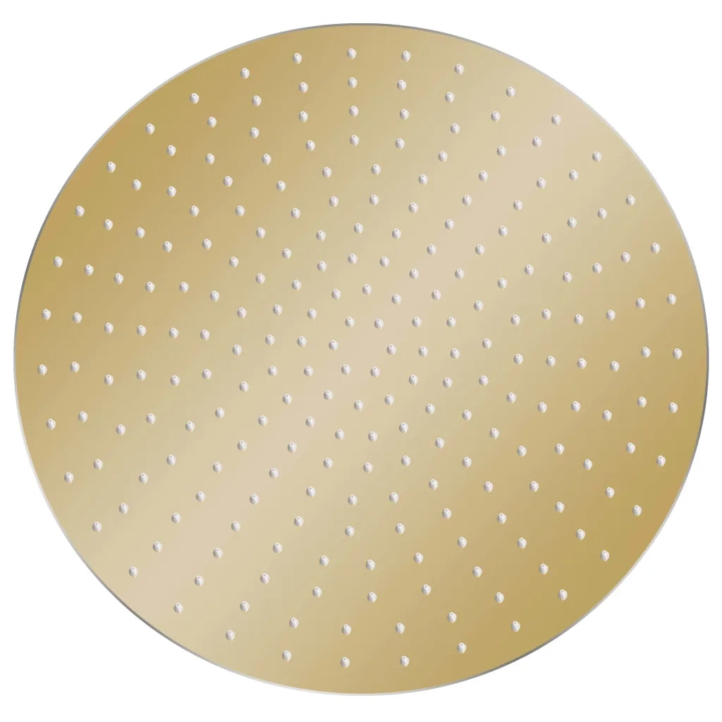 Testa Doccia a Pioggia in Acciaio Inox 50 cm Rotonda Oro CFW9139269