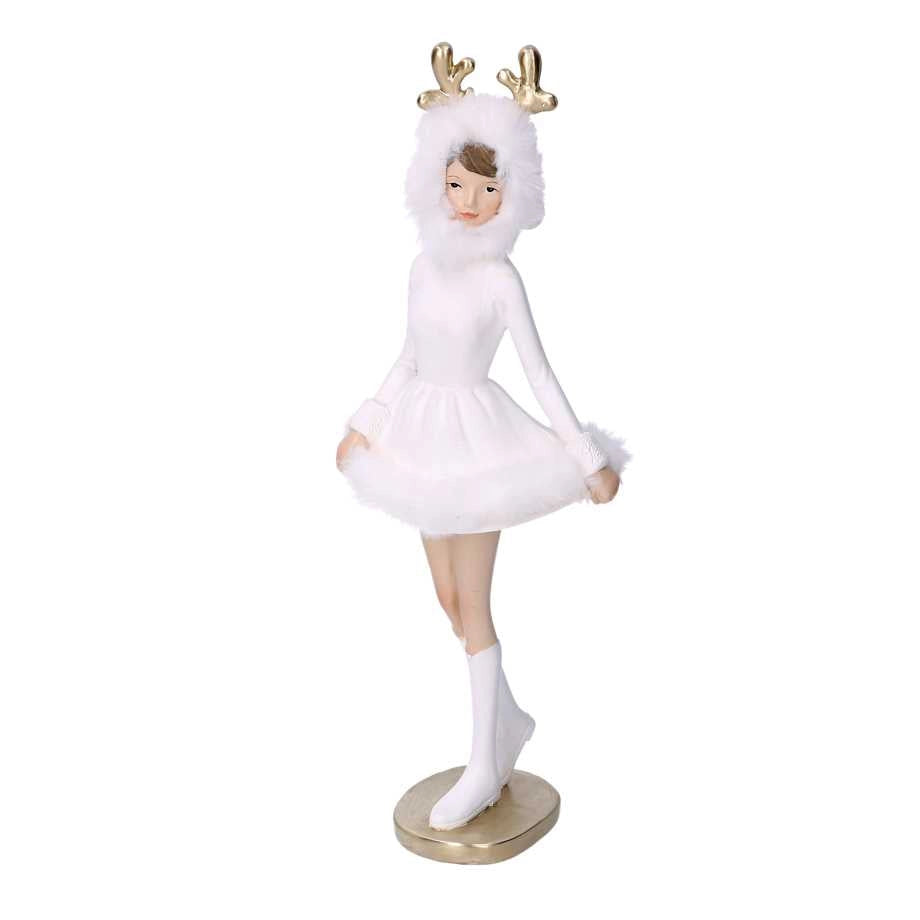 Donna resina ballerina cm 12x9xh32,5