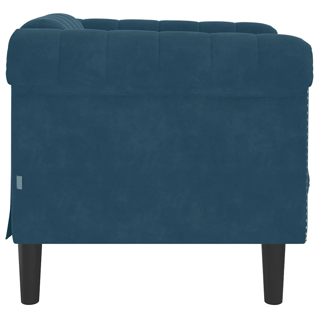 Poltrona Blu in Velluto 372573