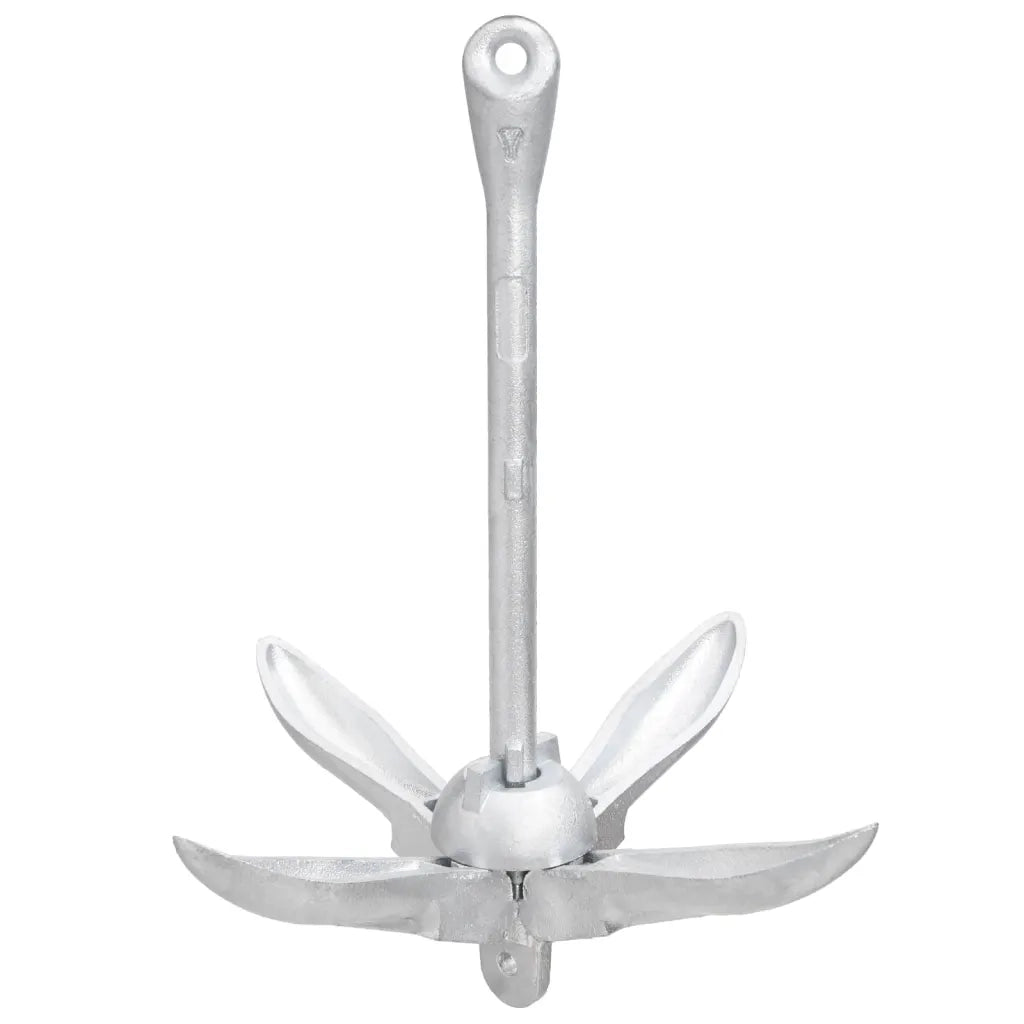 Ancora Pieghevole Argento 4 kg in Ghisa Zincata a Caldo 94270