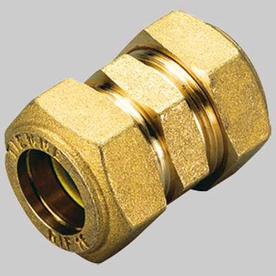 RACCORDO DIRITTO DOPPIO ORING GIALLO  12 x 12     TIEMME