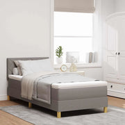Letto a Sorgente LED con materasso Talpa 90 x 190 cm Tessuto