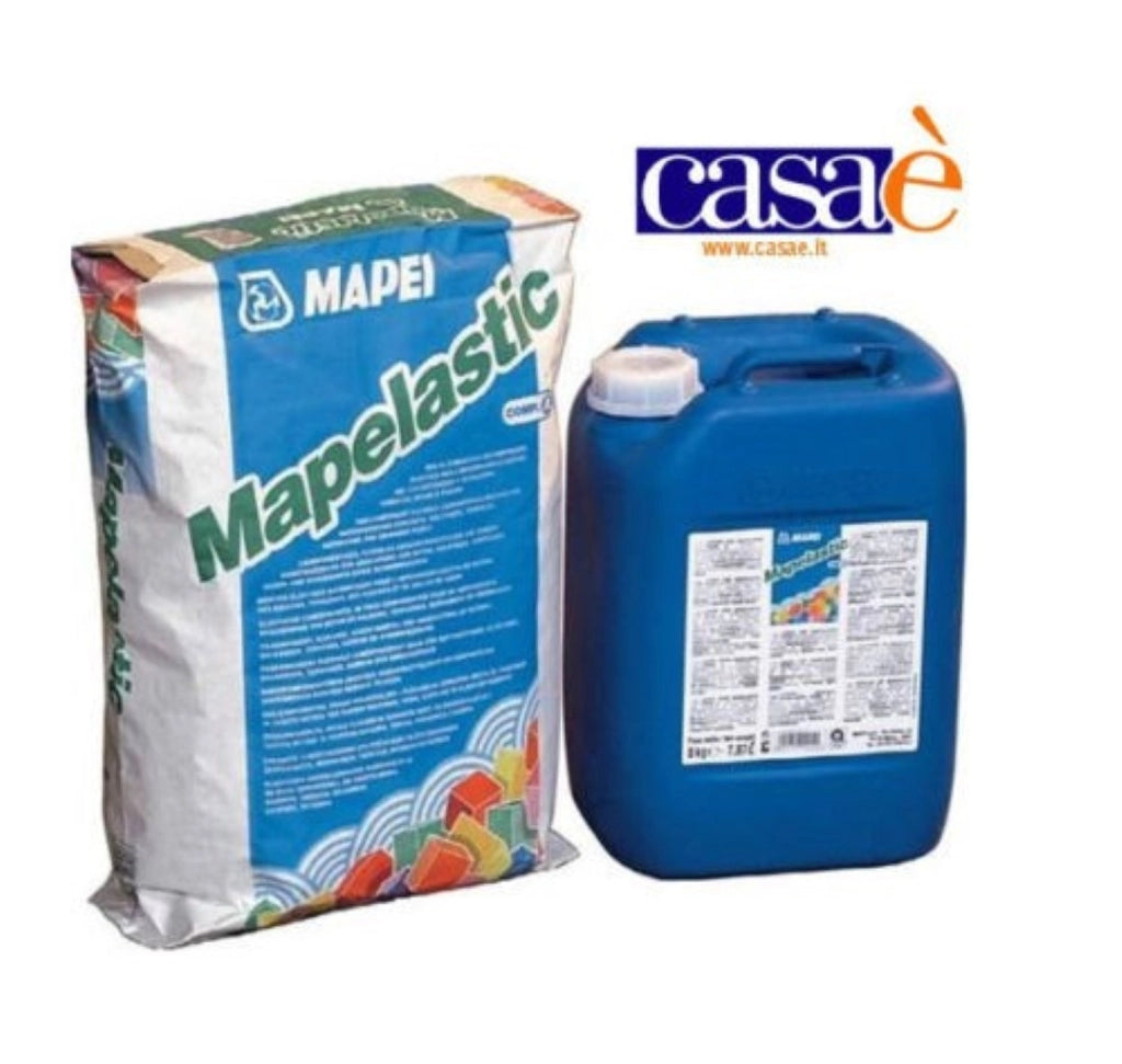 Mapelastic Malta Bicomponente A+B 32Kg Guaina Cementizia Impermeabilizz.- Mapei
