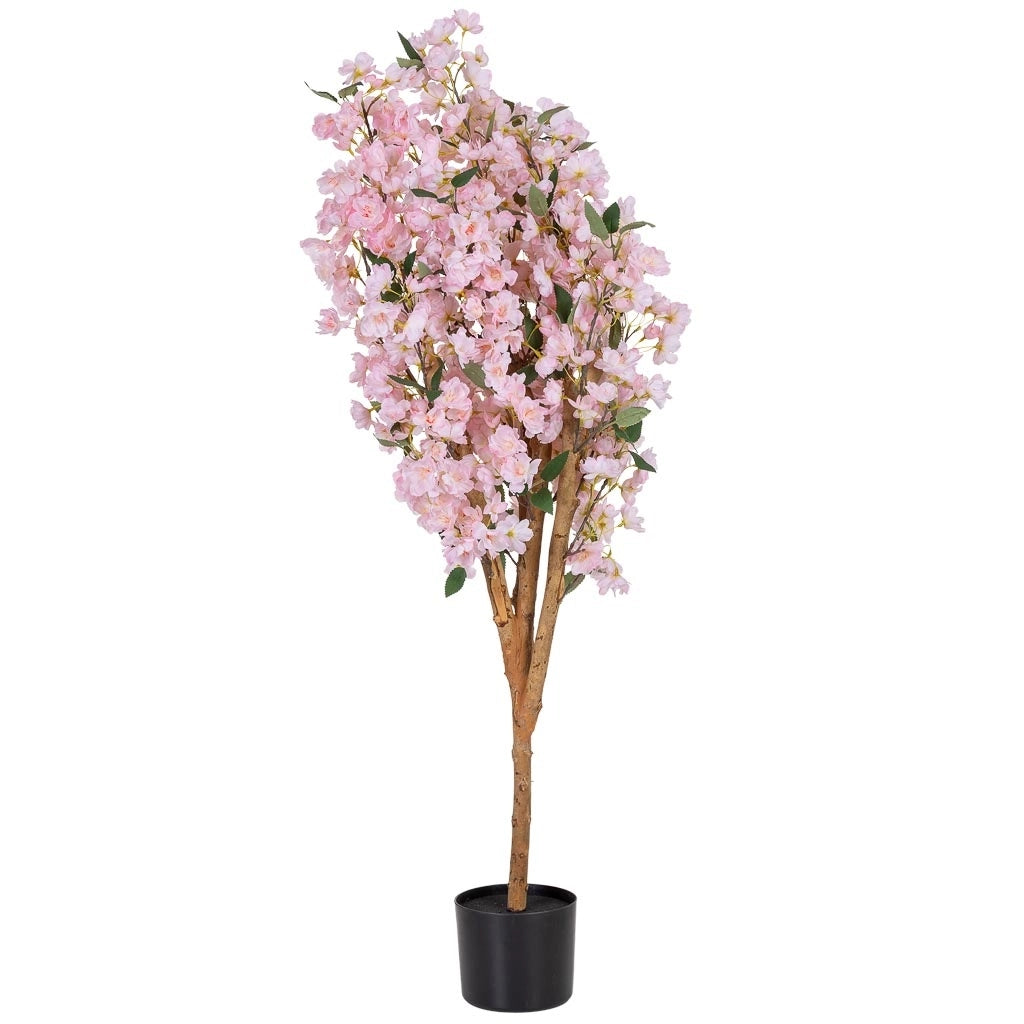 Ciliegio artificiale decorativo rosa 47x33x120