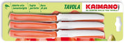 Kaimano SET COLTELLI DA TAVOLA DINAMIK 6 PEZZI col. Bianco