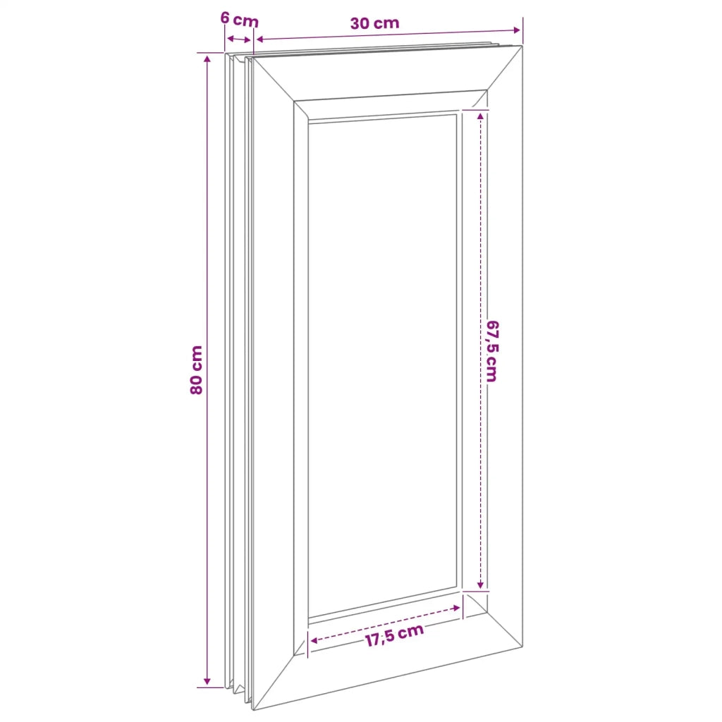 Finestra Cantina RISOR 30 x 80 cm PVC e Vetro 42048004