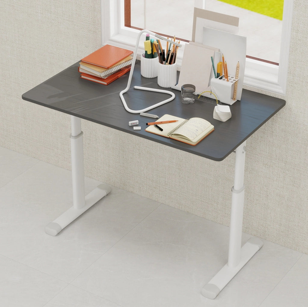 Scrivania Regolabile in Altezza per Studio e Ufficio – Design Compatto e Funzionale