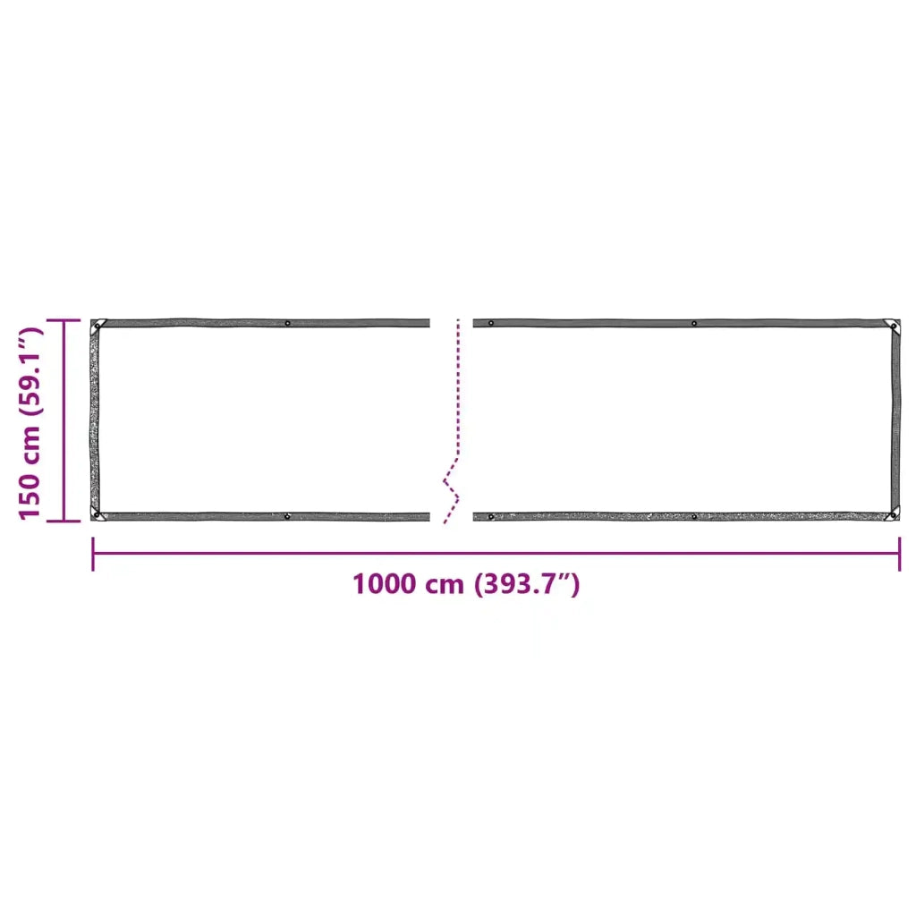 Copertura per Piante Trasparente 10 x 1,5 m PE 3429337