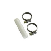 Giunzione per tubi + 2 fascette - 12 mm = 1/2”