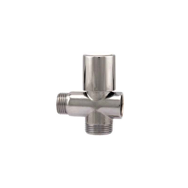 Rubinetto lavatrice 3 vie 1/2" in ottone cromato – Art. 255 – uso impianti idraulici domestici – ITAP