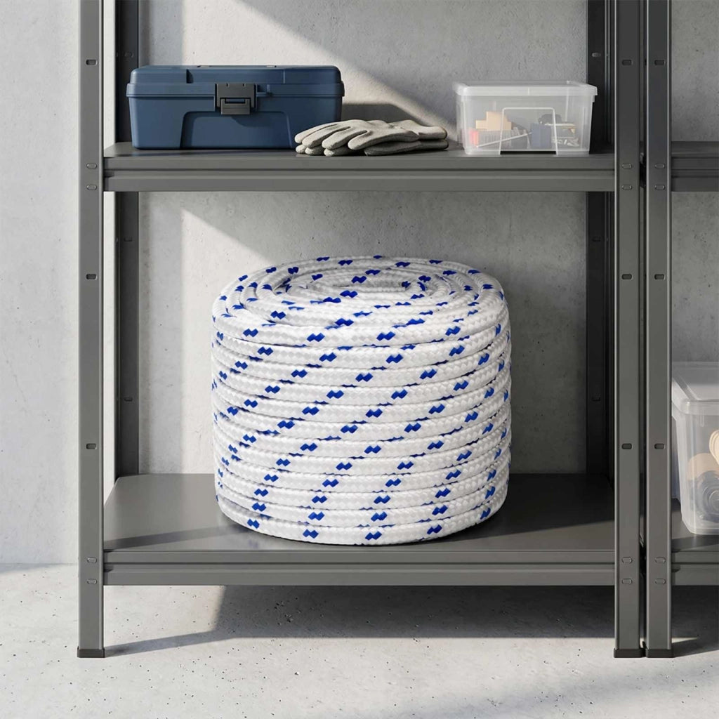 Corda multiuso 20 mm 50 m Bianco e Blu PP 3472787