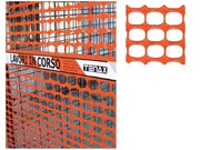RETE IN PLASTICA PER CANTIERI AREA CANTIERE- - cm.120h. - 1 rotolo TENAX