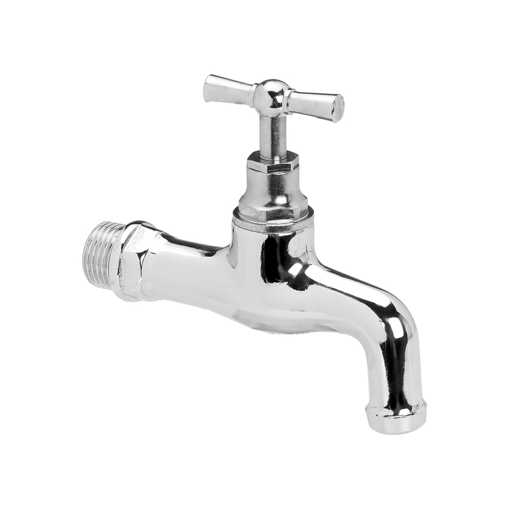 RUBINETTO A VITONE IN OTTONE CROMATO- 1/2- BUGAT- pezzi 1