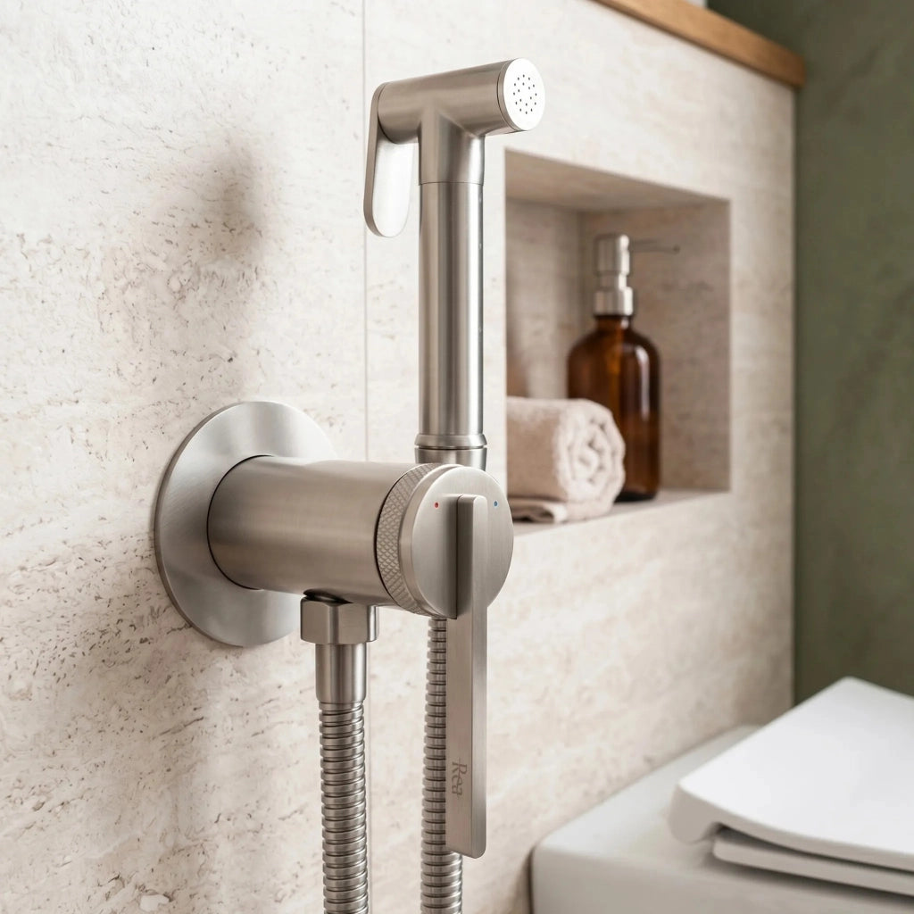 Rubinetto Bidet Rea Grace Brush Nickel
