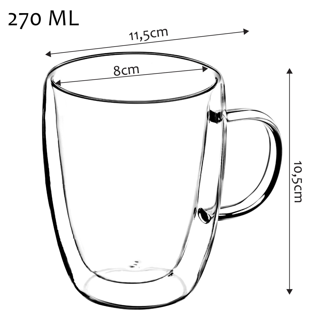 Caraffa per tè e caffè KADAX da 1 litro con pistone e bicchieri termici.