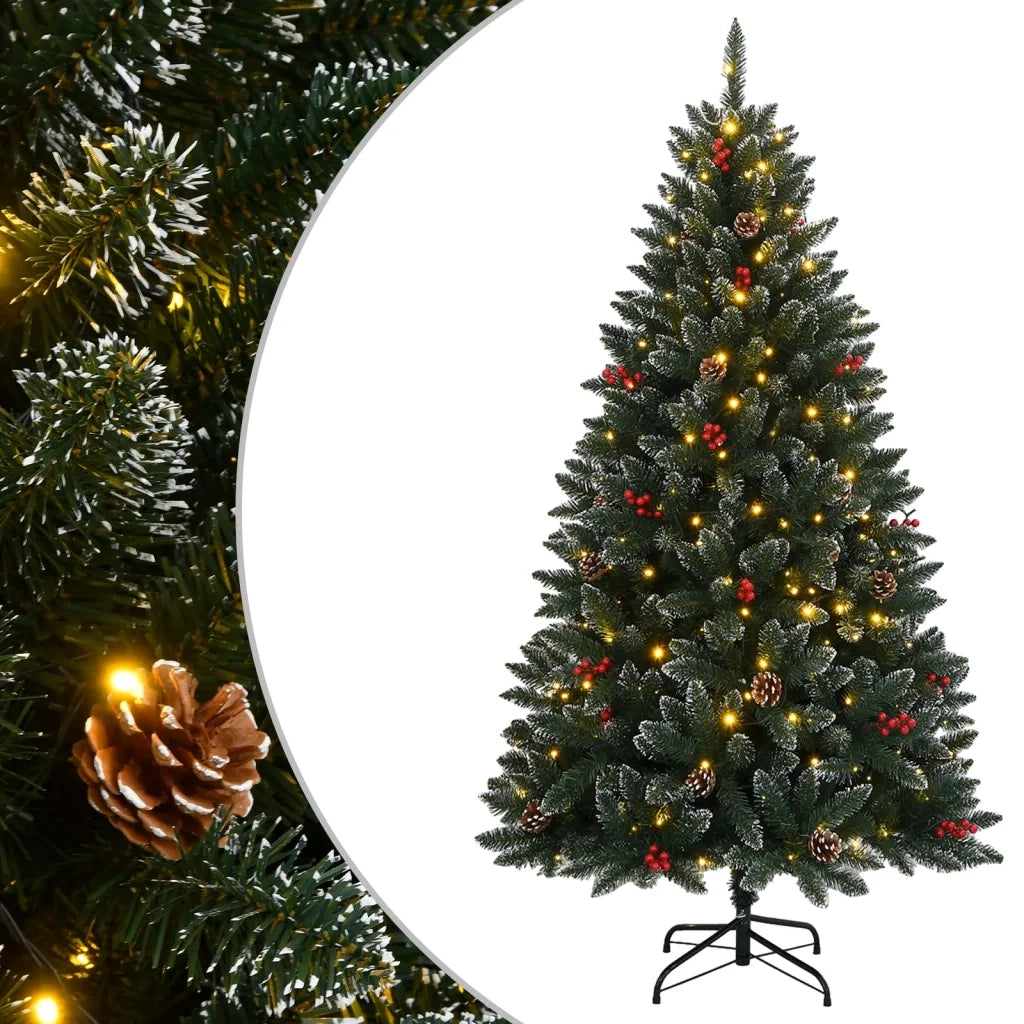 Albero di Natale Artificiale con 300 LED 210 cm 3315756