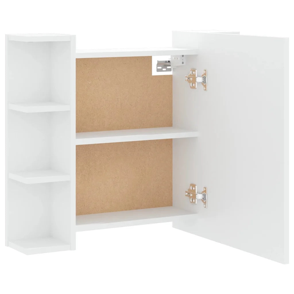 Mobile a Specchio con LED Bianco 70x16,5x60 cm 808873