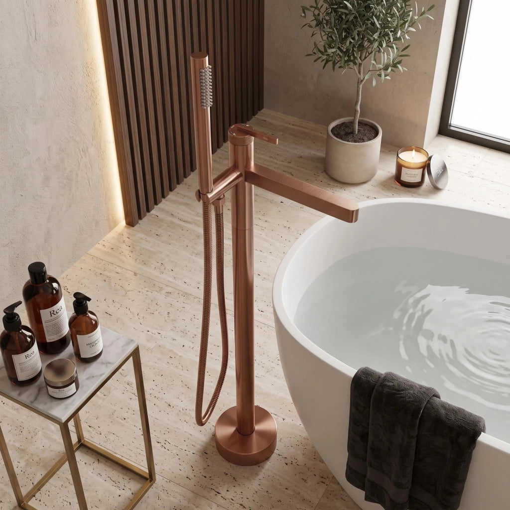 Rubinetto Indipendente Rea Grace Brush Copper