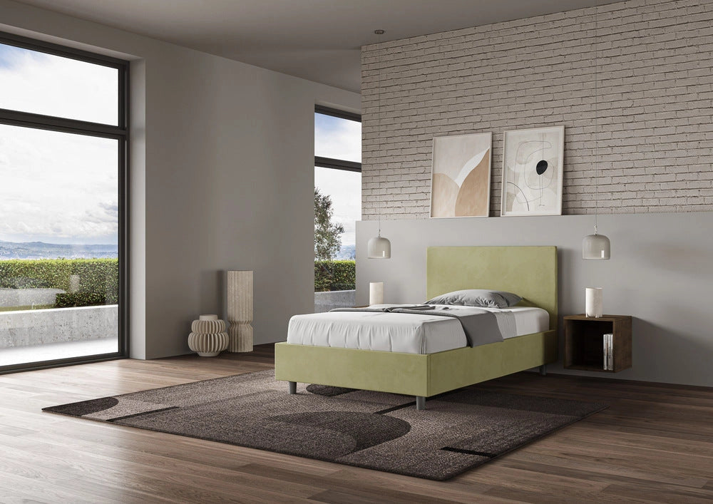 Letto Singolo 80x210 cm Senza Rete Adele Tè Verde