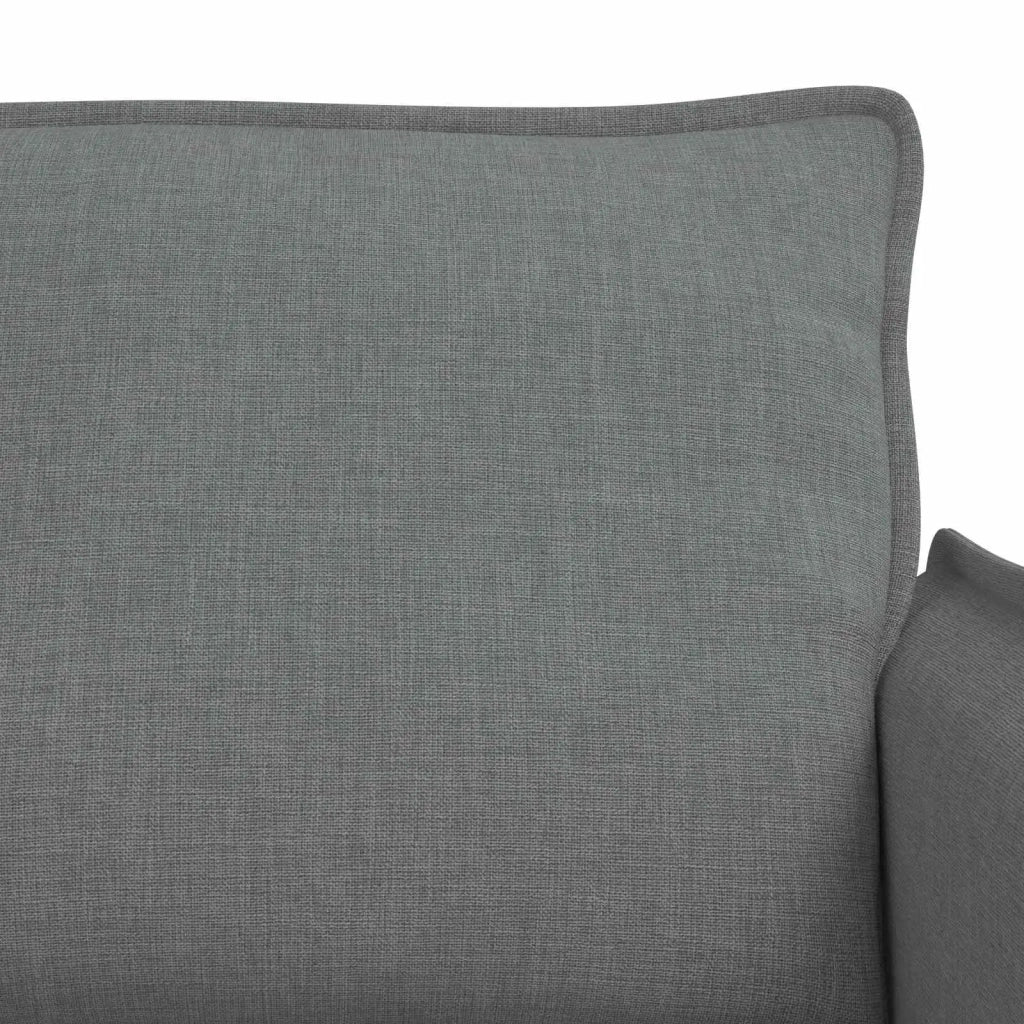 Set di divani 2 pcs Grigio Scuro 196 x 82 x 85 cm Tessuto 3407612