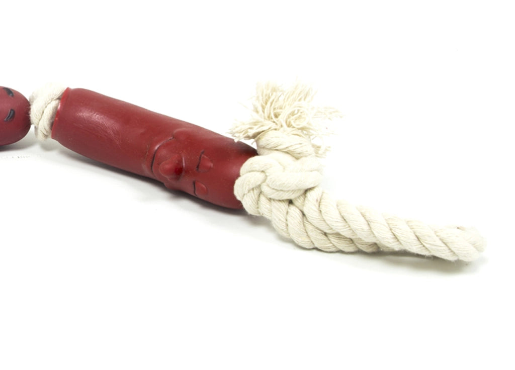 Fune 3 Simpatiche Salsicce Mod Sausage Giocattolo Resistente Per Cani-Gatti