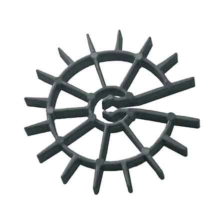 DISTANZIATORE CIRCOLARE PER CASSERO H 25 mm - Ø tondino 6-12 mm - 1000 pezzi
