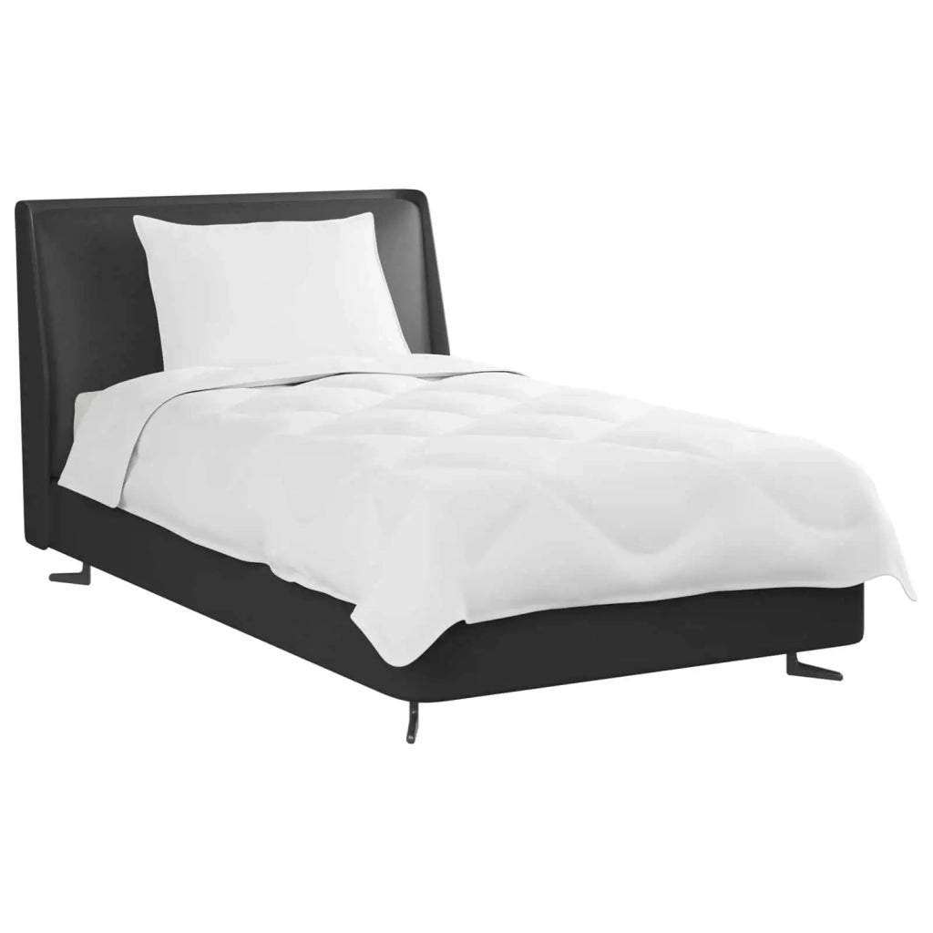 Duvet Estivo con cuscino 2 pcs Bianco Microfibra 3376429