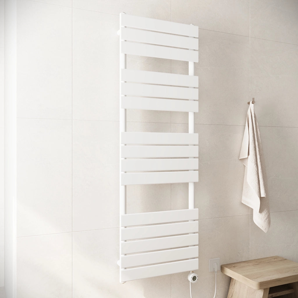 Termoarredo elettrico 1500x500 bianco opaco interasse 450 | Andromeda