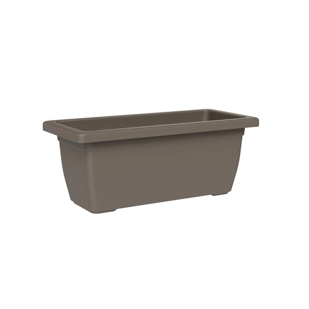 Vaso Rettangolare a Cassettone Outdoor Tera Tikal Sand 85x39 cm in Plastica Sabbia