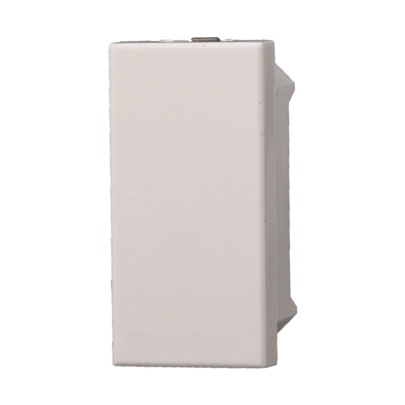 2 Pezzi Copritasti Copriforo Copritasto Falso Polo 1P Bianco Compatibile Con Bticino Axolute
