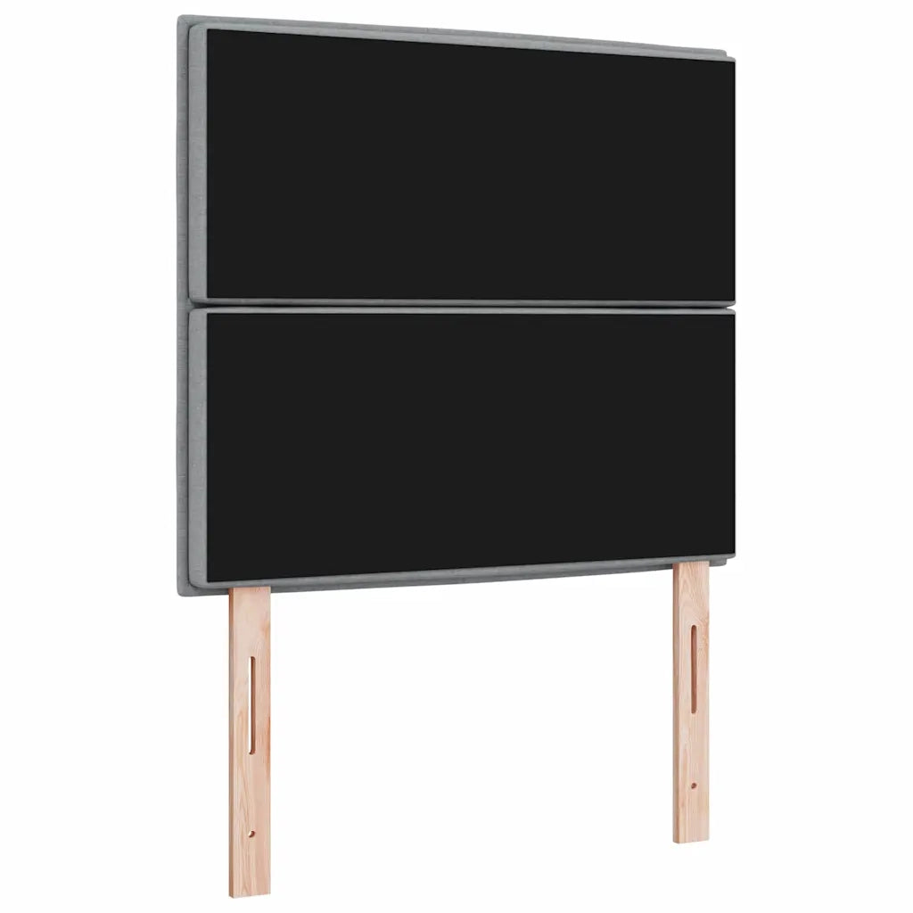 Testiera | Testata Grigio chiaro 100 cm Tessuto