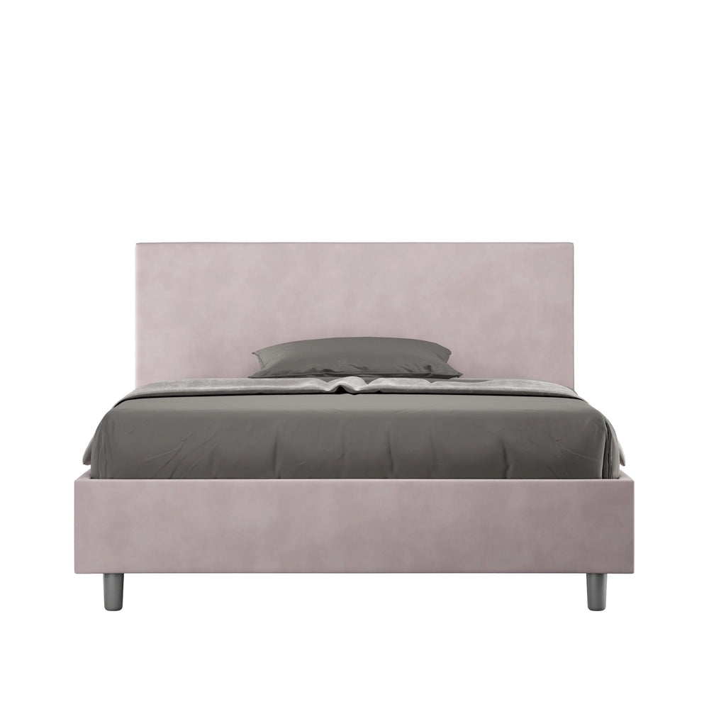 Letto Matrimoniale Large 180x200 cm con Rete Adele Glicine