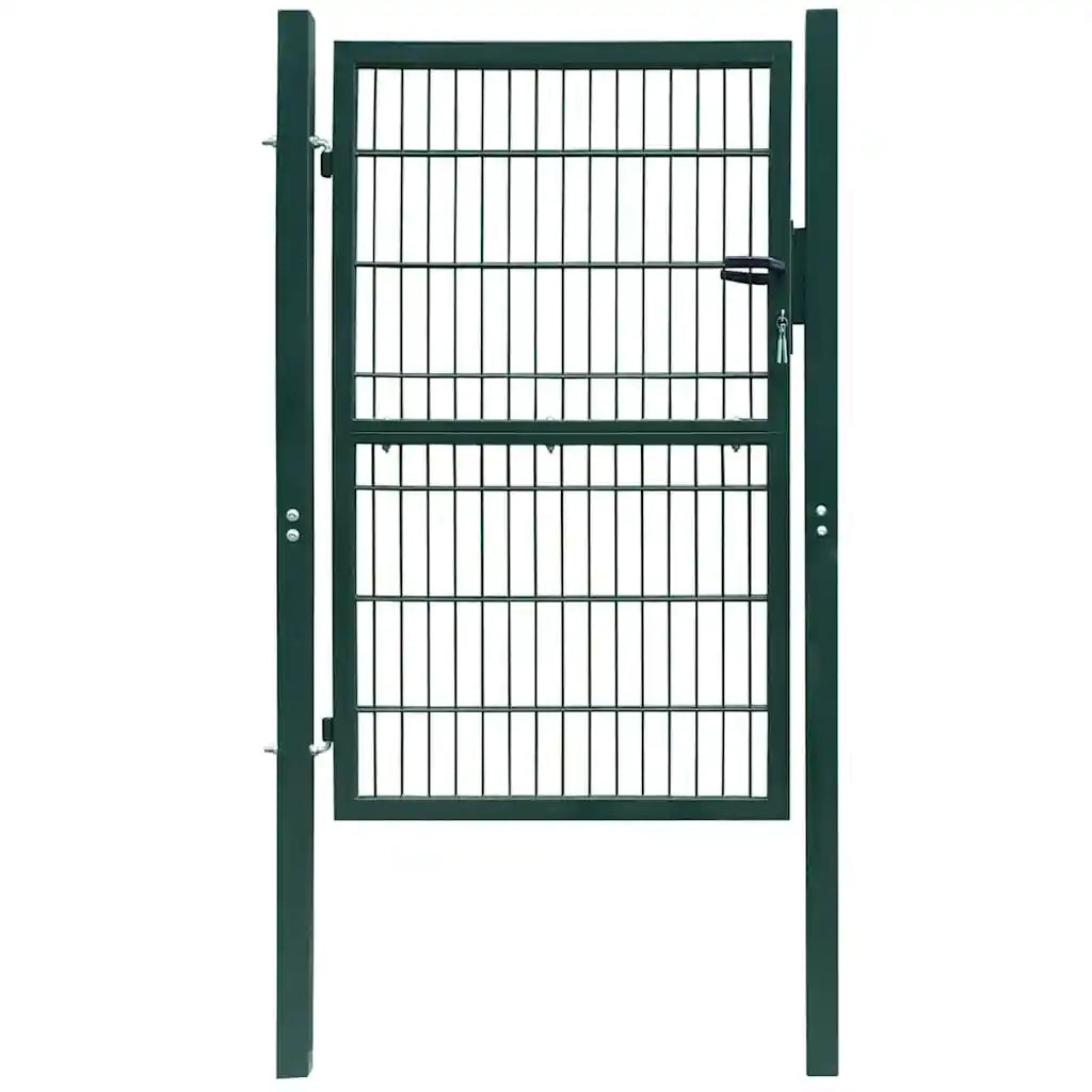 Cancello per Recinzione 2D (Singolo) Verde 100x120 cm