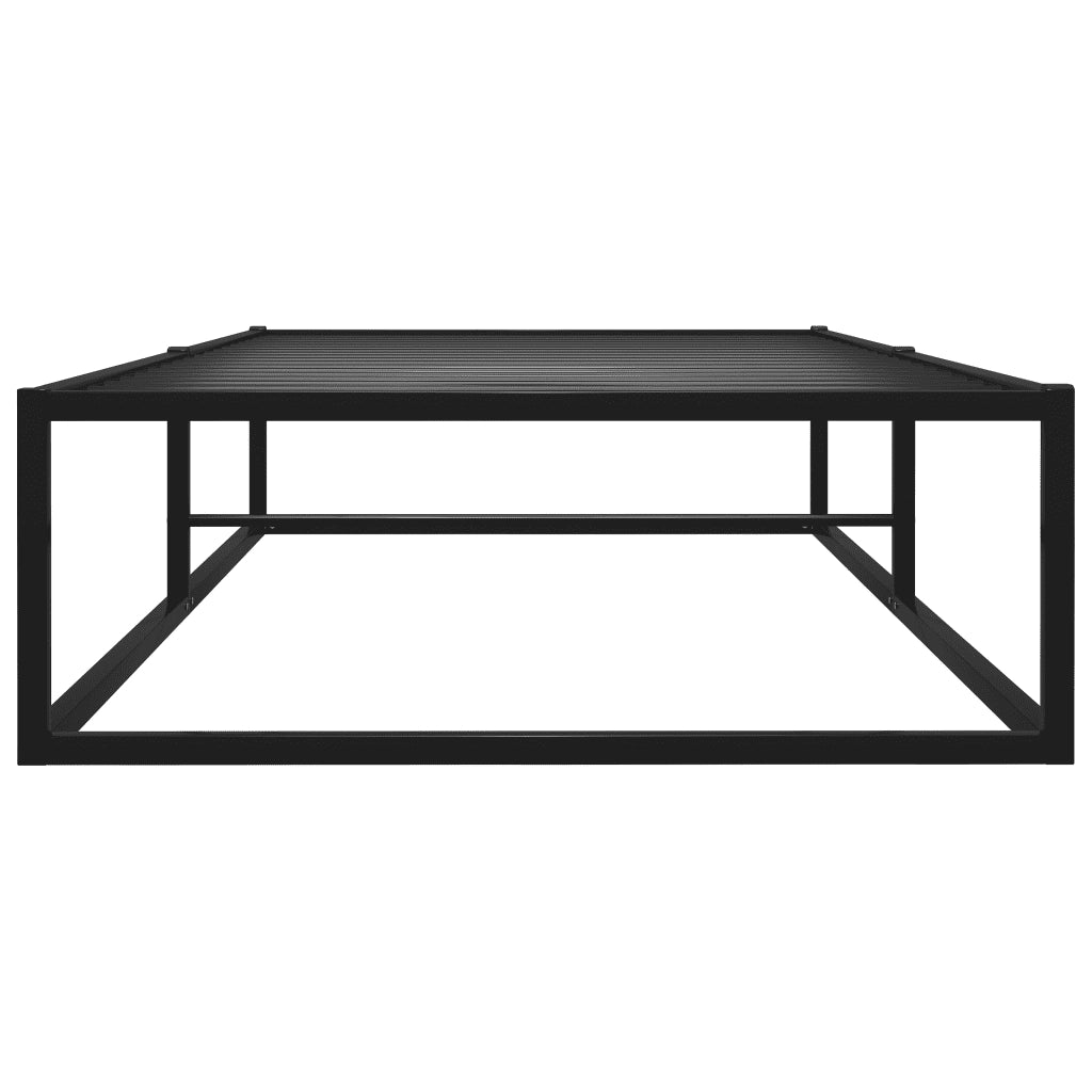 Giroletto Nero in Metallo 90x200 cm 324785