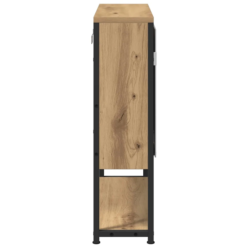 Mobiletto per specchio Rovere artigianale 60 x 16 x 60 cm 862224