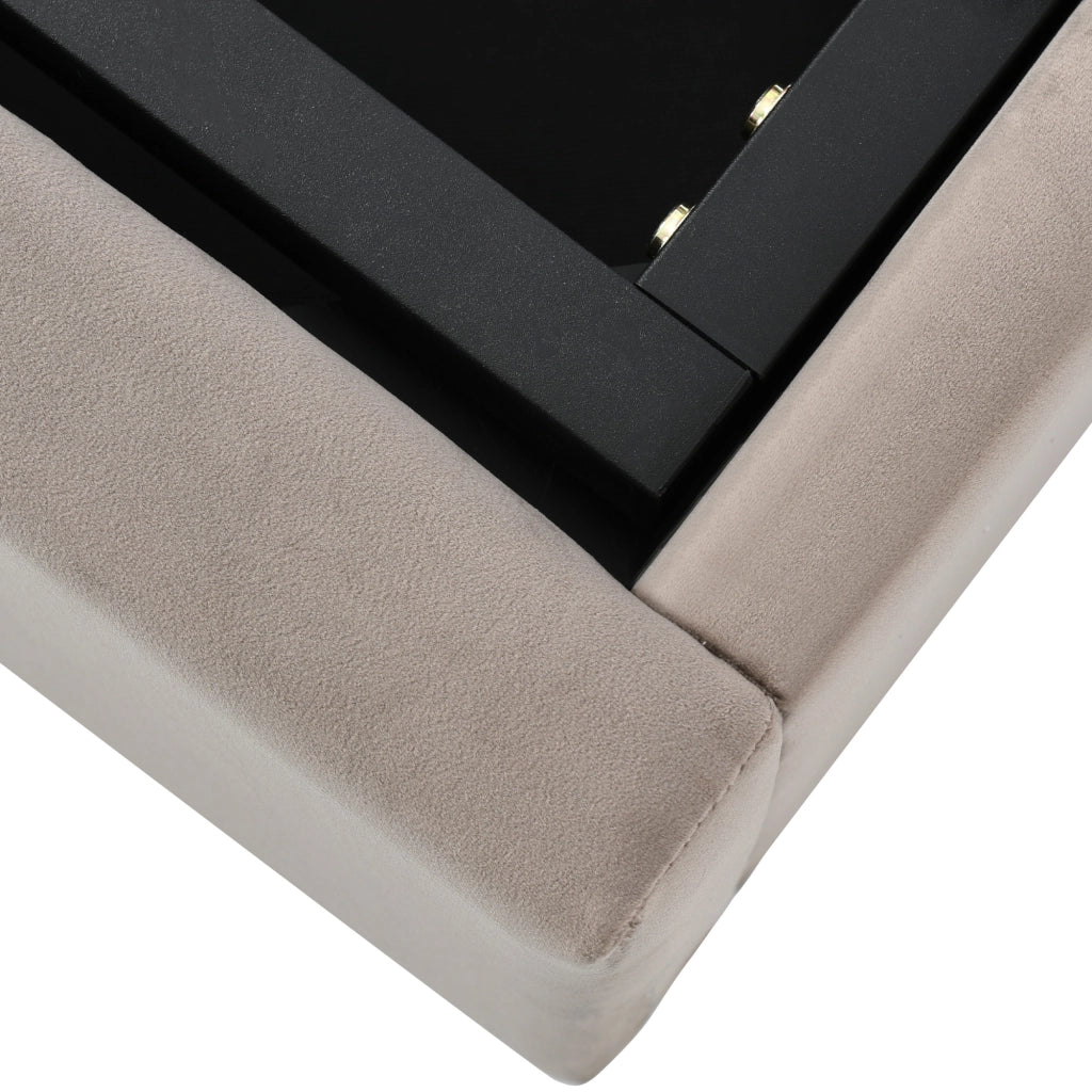 Letto contenitore 140x200 cm con materasso incluso