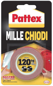 PATTEX MILLE CHIODI TAPE 19 MM X 1,5 M