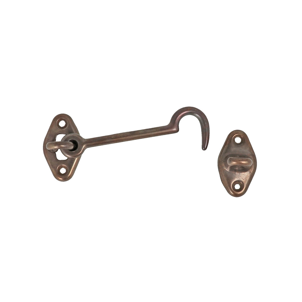 Gancio per finestra 60 mm. - bronzato - 2 pz.