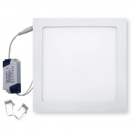 Faretto Led 18 Watt Pannello Incasso quadrato 1350 LM Luce Naturale 4000k - Tech-It